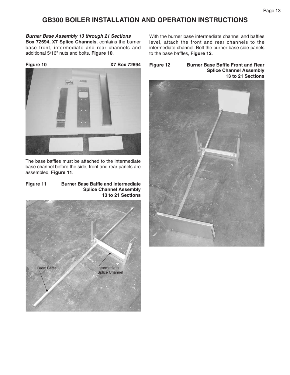 Smith Cast Iron Boilers GB300 User Manual | Page 13 / 52