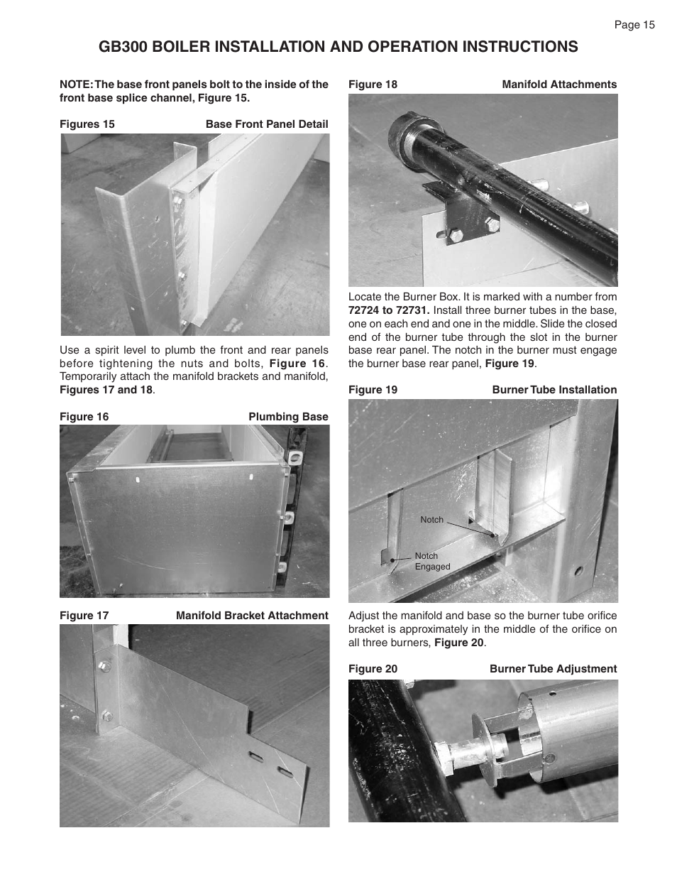 Smith Cast Iron Boilers GB300 User Manual | Page 15 / 52