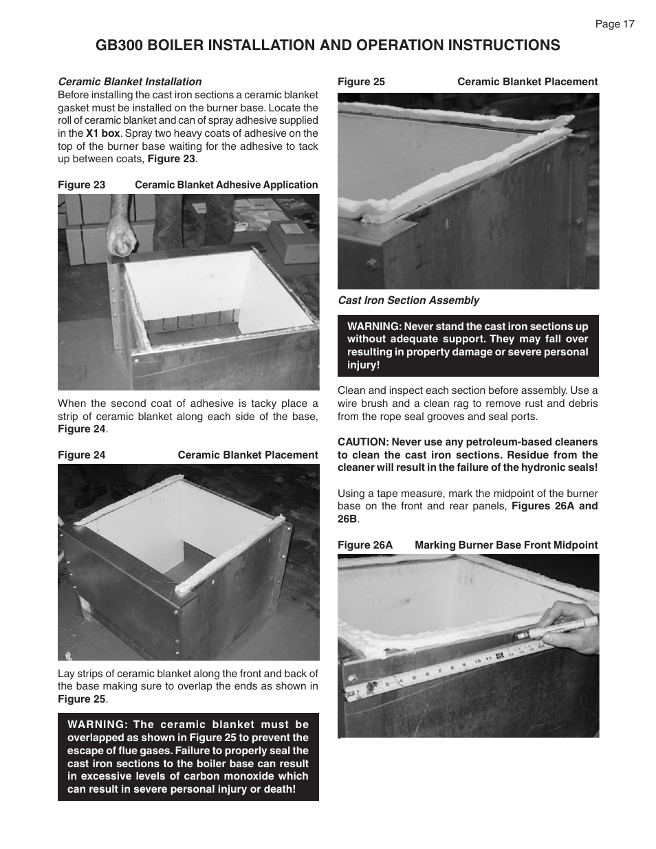 Smith Cast Iron Boilers GB300 User Manual | Page 17 / 52