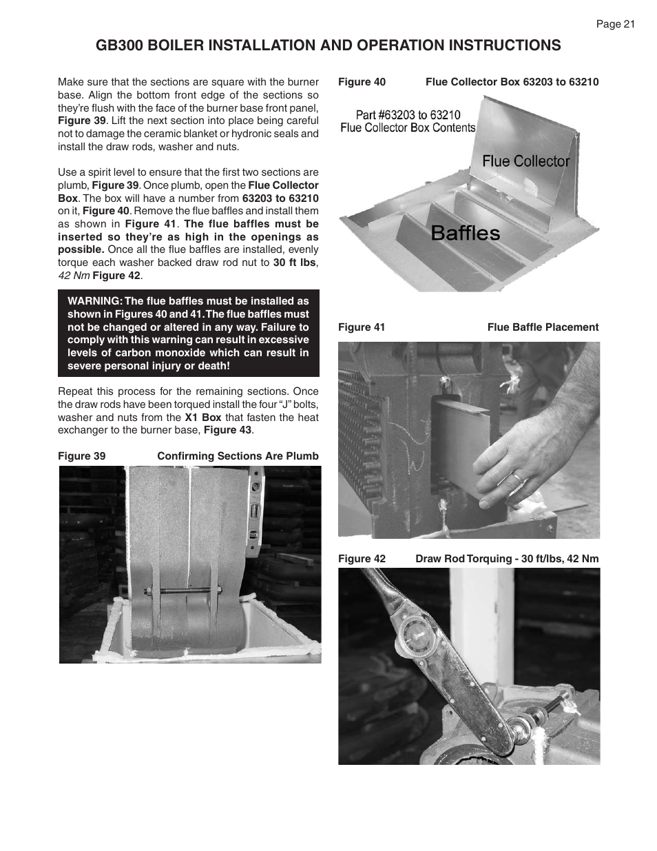 Smith Cast Iron Boilers GB300 User Manual | Page 21 / 52