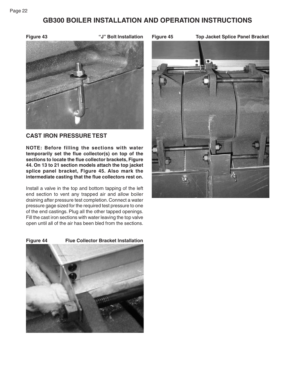 Smith Cast Iron Boilers GB300 User Manual | Page 22 / 52