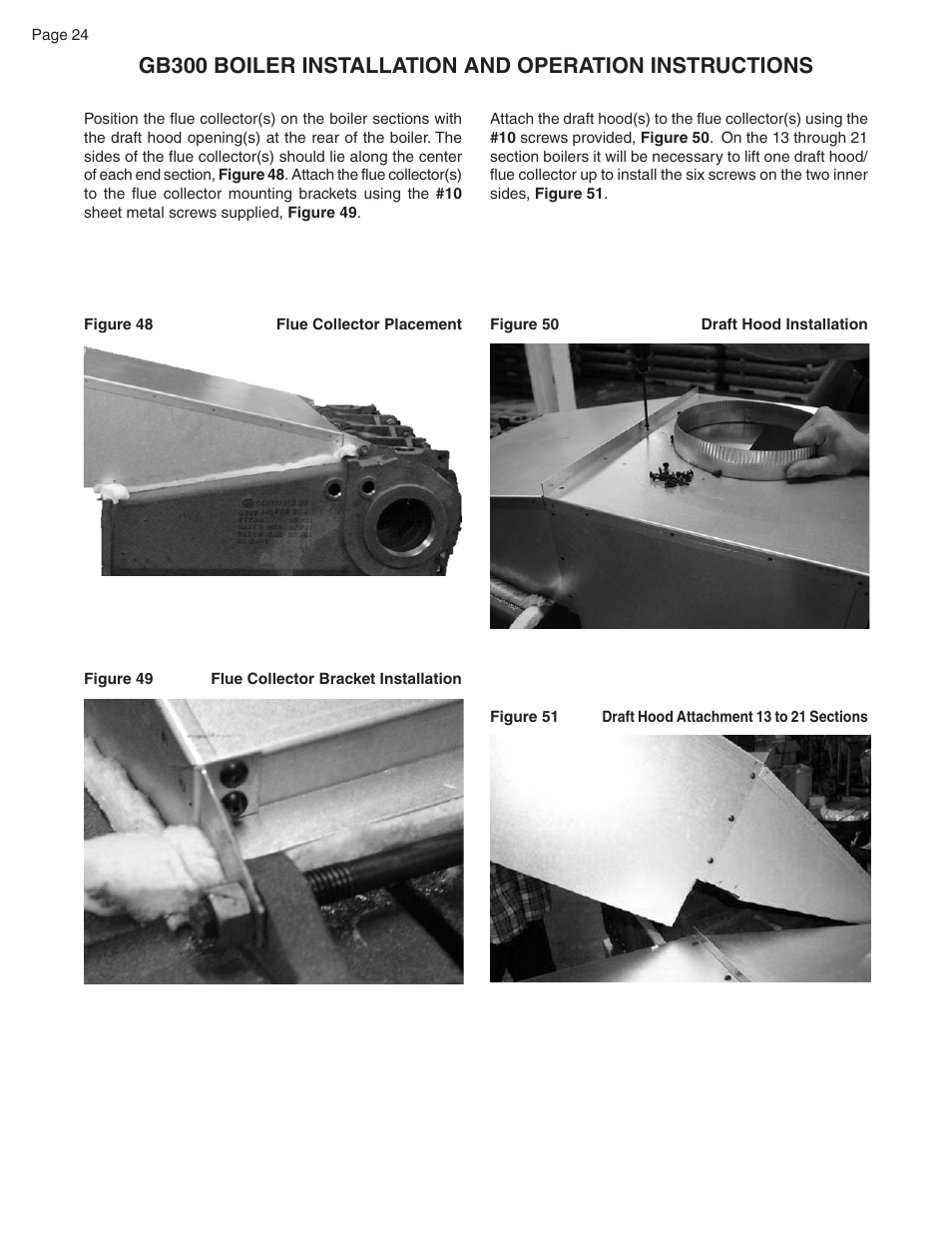 Smith Cast Iron Boilers GB300 User Manual | Page 24 / 52