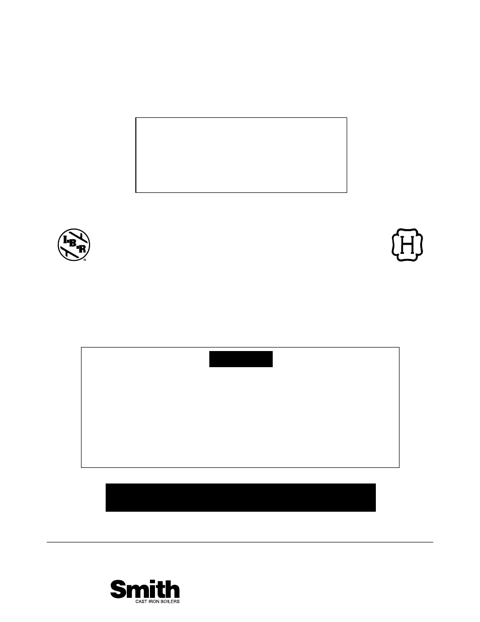 Smith Cast Iron Boilers 19A SERIES User Manual | 12 pages