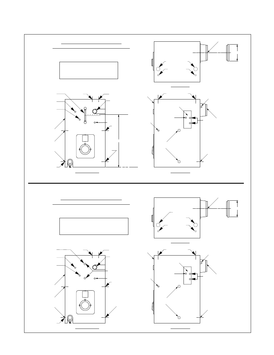 19a series boiler installation instructions, Figure 11, Front view side view top view | Smith Cast Iron Boilers 19A SERIES User Manual | Page 10 / 12