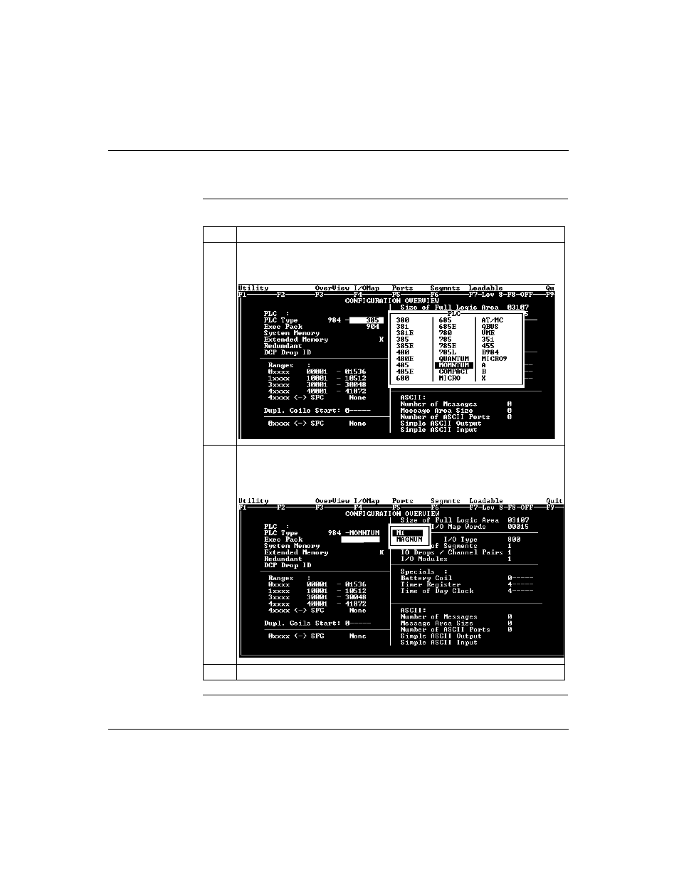 Selecting an m1 processor adapter, continued | Schneider Electric Processor Adapter User Manual | Page 208 / 425