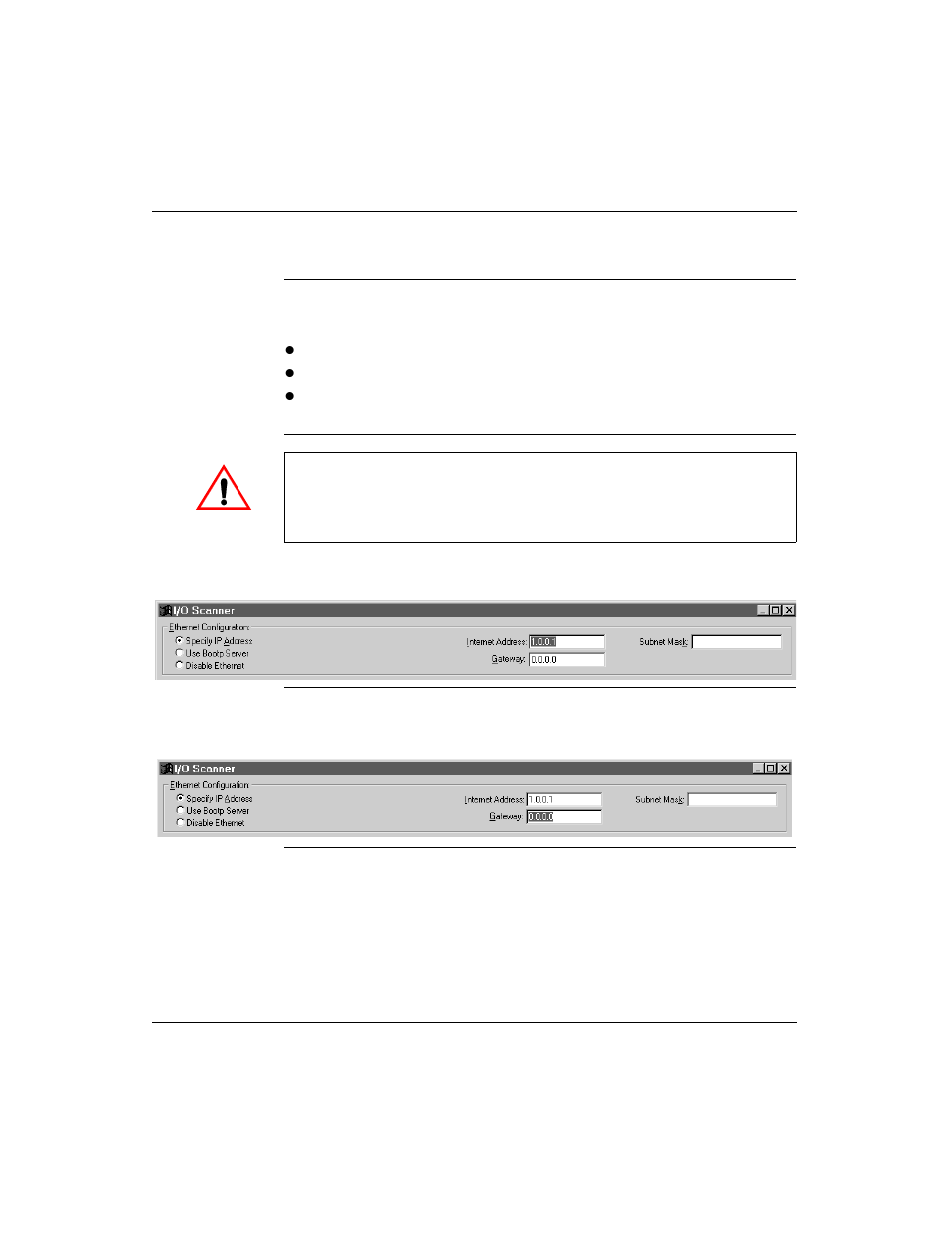 Setting ethernet address parameters | Schneider Electric Processor Adapter User Manual | Page 348 / 425