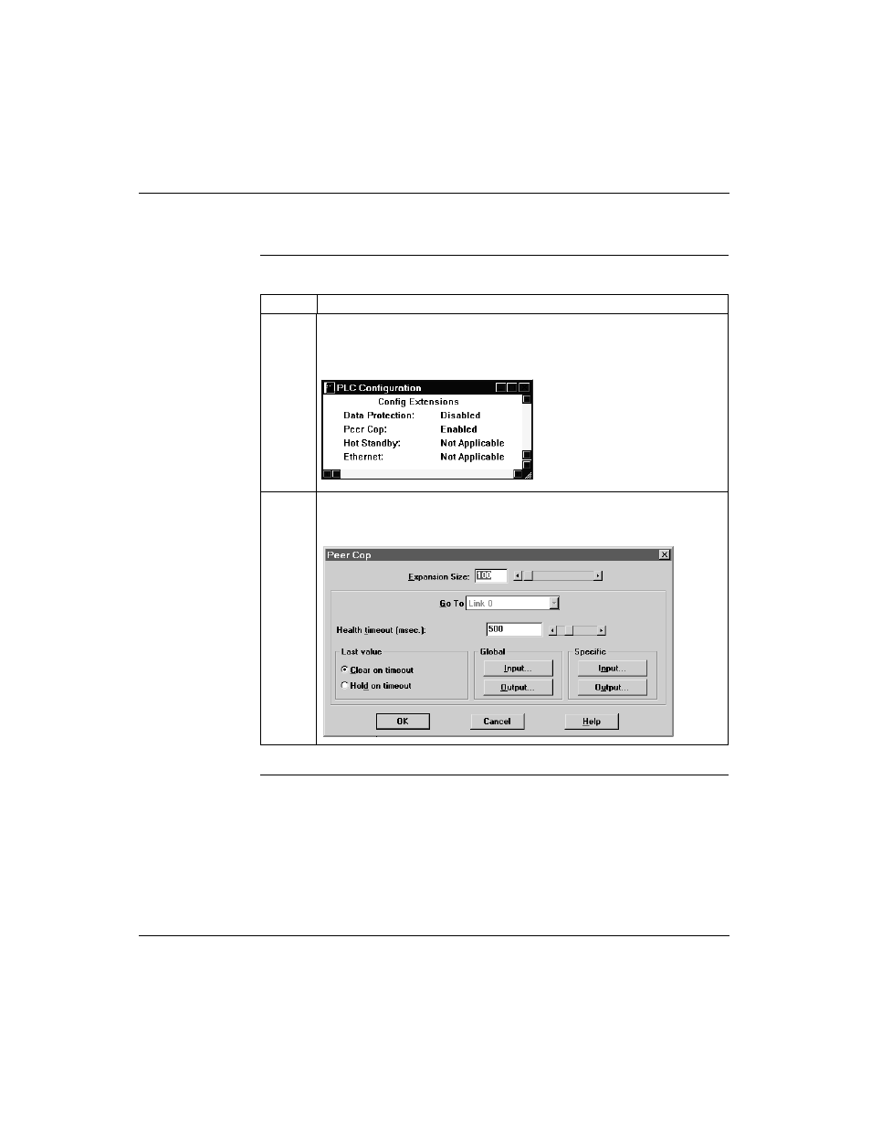 Accessing the peer cop dialog box, continued | Schneider Electric Processor Adapter User Manual | Page 372 / 425