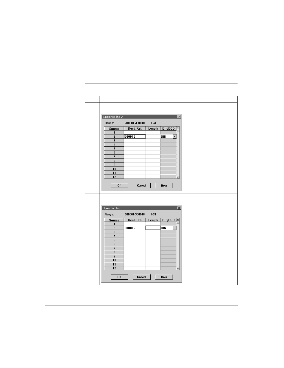 Specifying references for input data, continued | Schneider Electric Processor Adapter User Manual | Page 382 / 425