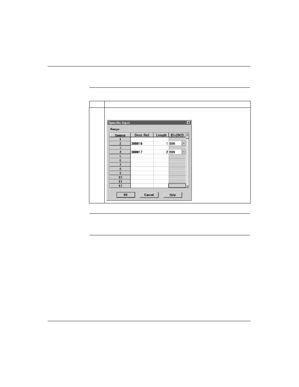 Specifying references for input data, continued | Schneider Electric Processor Adapter User Manual | Page 383 / 425