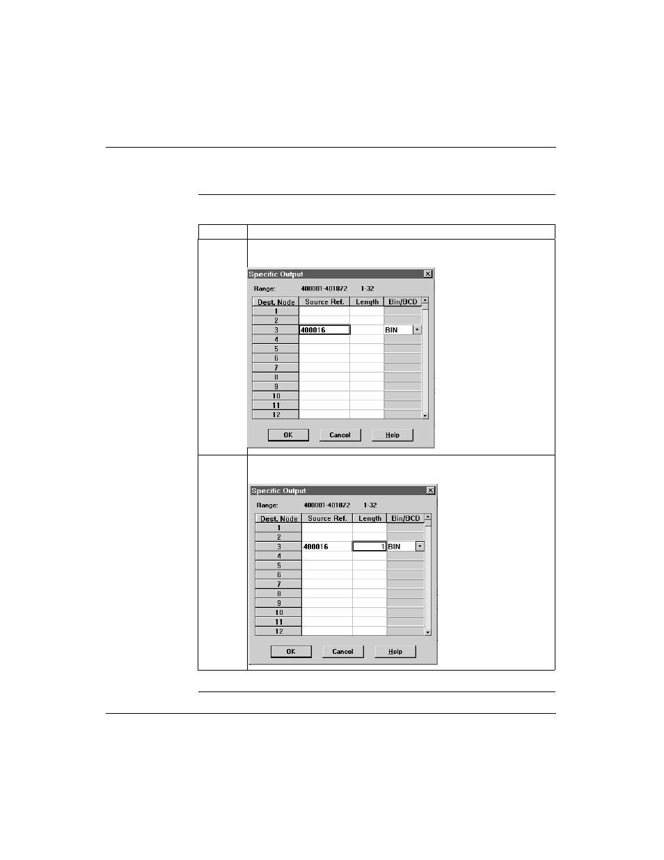 Specifying references for output data, continued | Schneider Electric Processor Adapter User Manual | Page 385 / 425