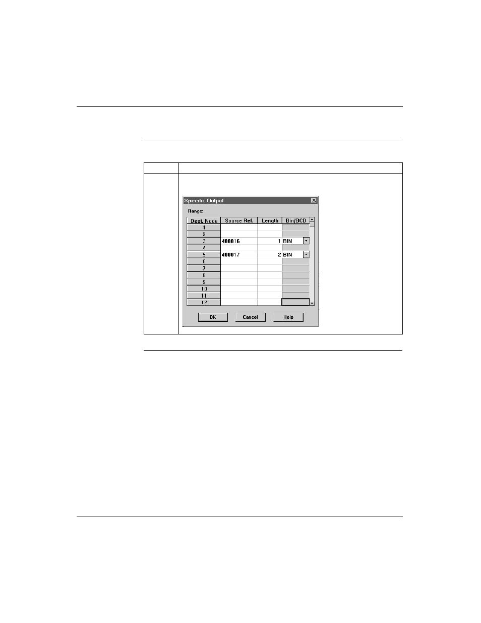 Specifying references for output data, continued | Schneider Electric Processor Adapter User Manual | Page 386 / 425