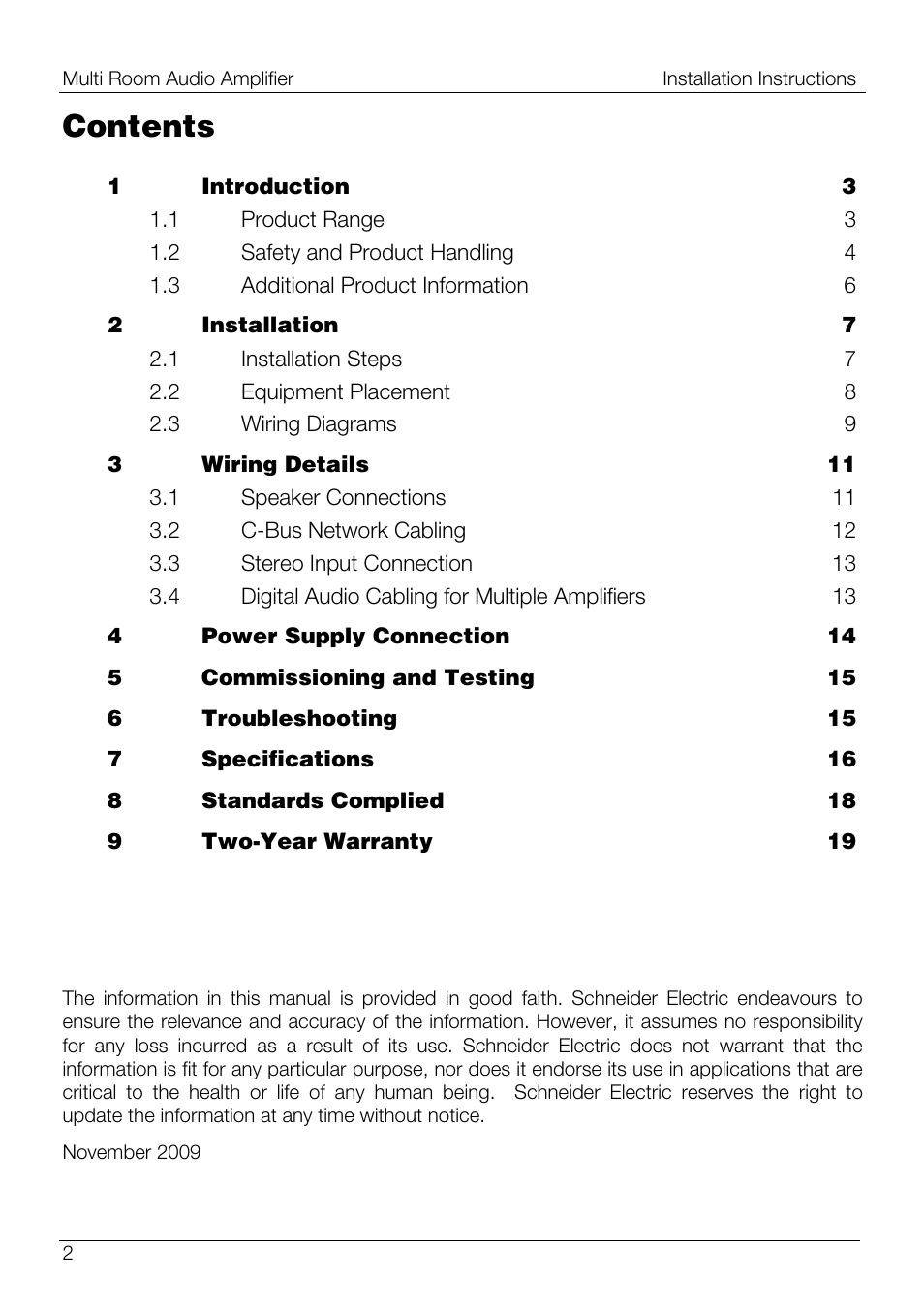 Schneider Electric 560125D/2 User Manual | Page 2 / 20