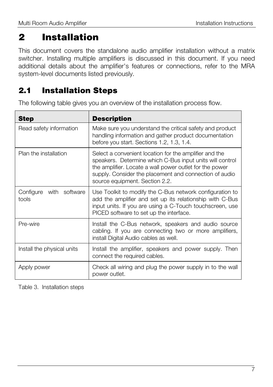2 installation, 1 installation steps | Schneider Electric 560125D/2 User Manual | Page 7 / 20