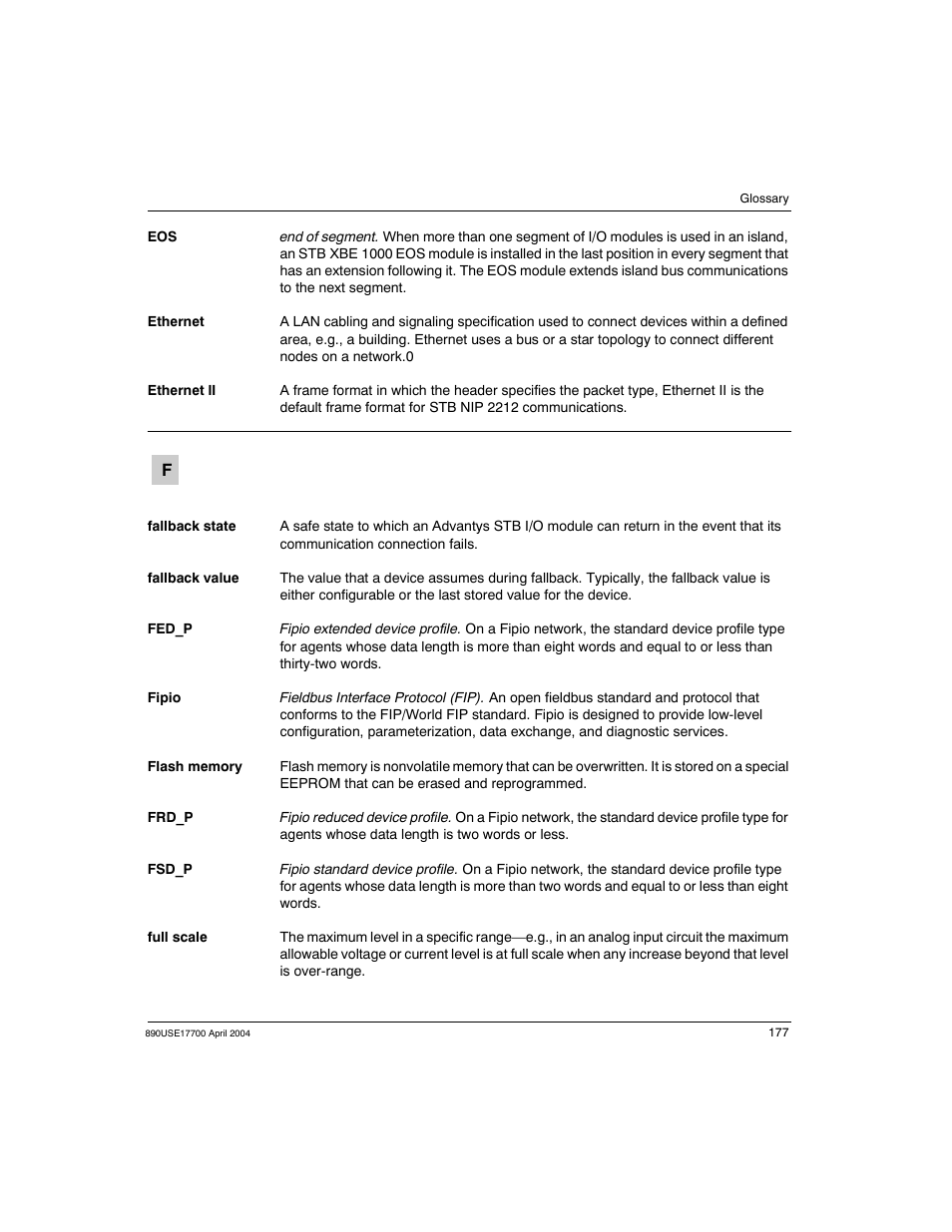 Schneider Electric 890USE17700 User Manual | Page 177 / 194