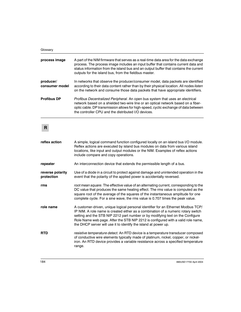 Schneider Electric 890USE17700 User Manual | Page 184 / 194
