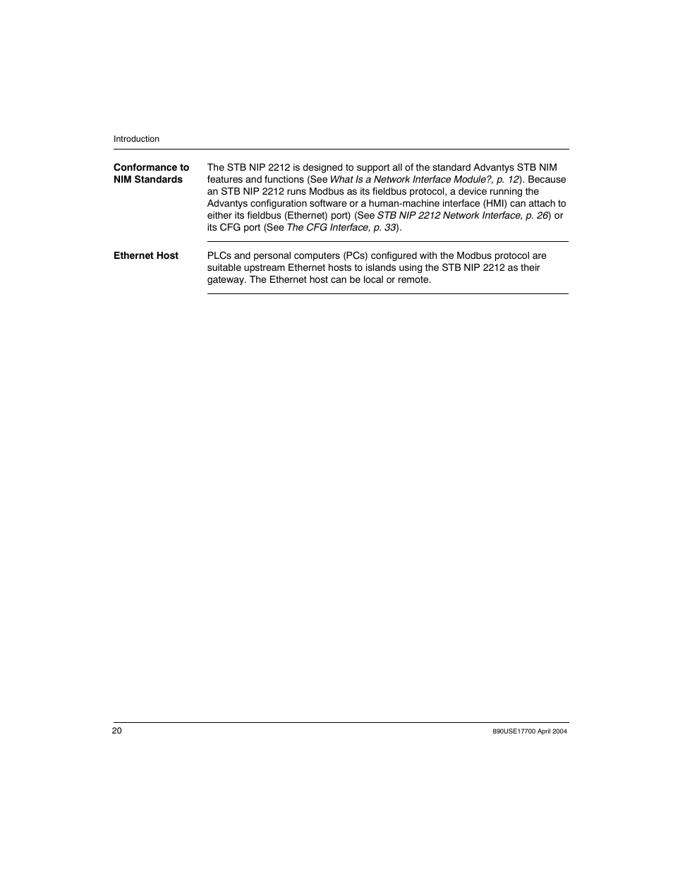 Schneider Electric 890USE17700 User Manual | Page 20 / 194