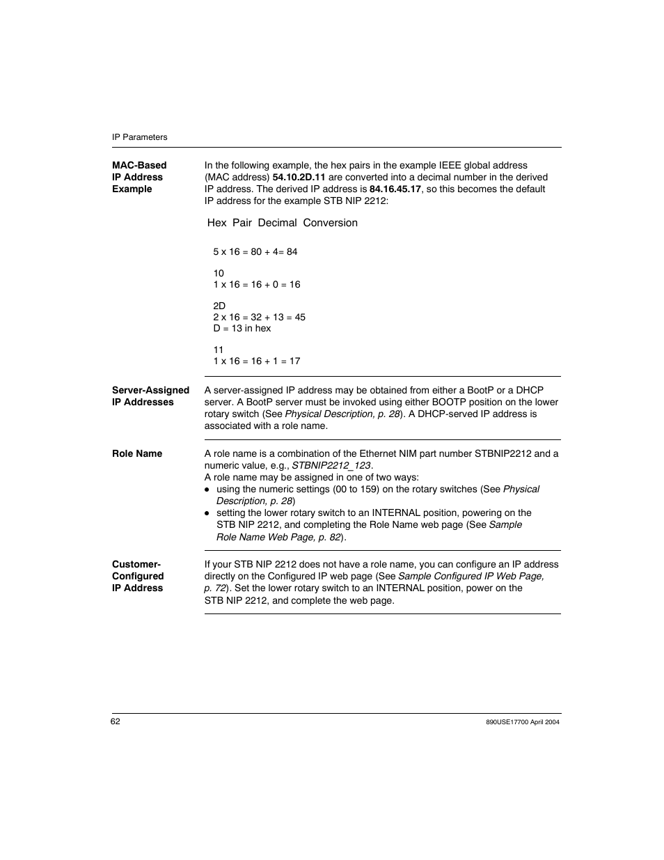 Schneider Electric 890USE17700 User Manual | Page 62 / 194