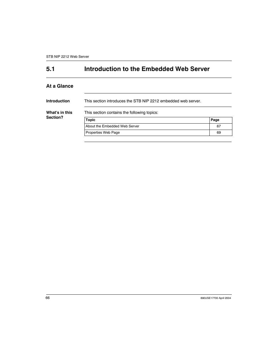 Introduction to the embedded web server, 1 introduction to the embedded web server | Schneider Electric 890USE17700 User Manual | Page 66 / 194