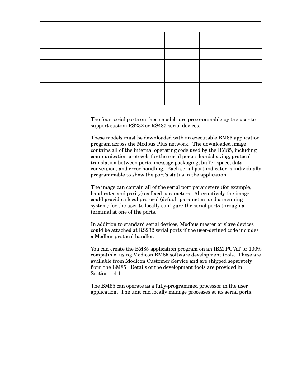 3 programmable port models | Schneider Electric Modicon BM85 User Manual | Page 16 / 110