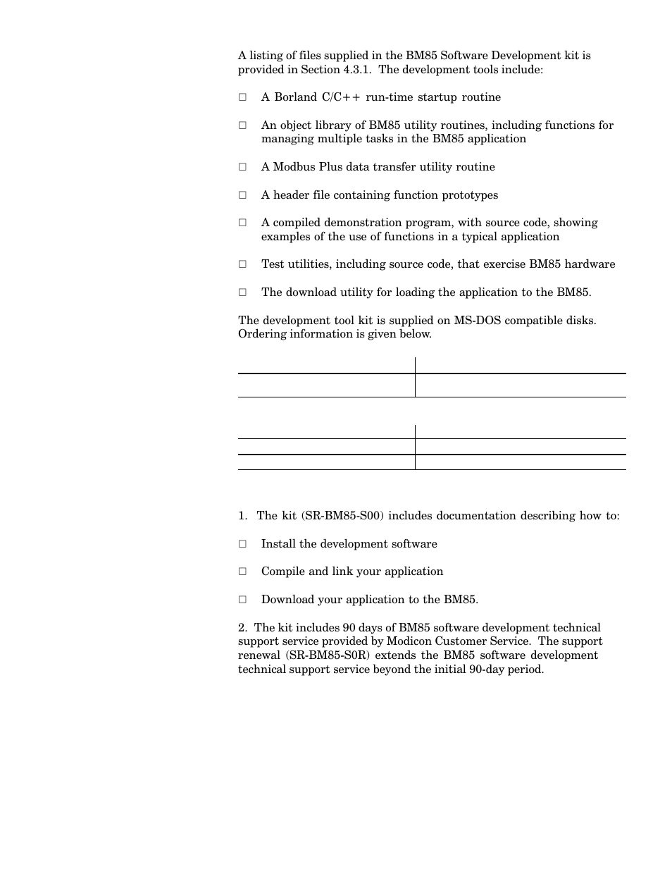 1 software development tool kit | Schneider Electric Modicon BM85 User Manual | Page 19 / 110