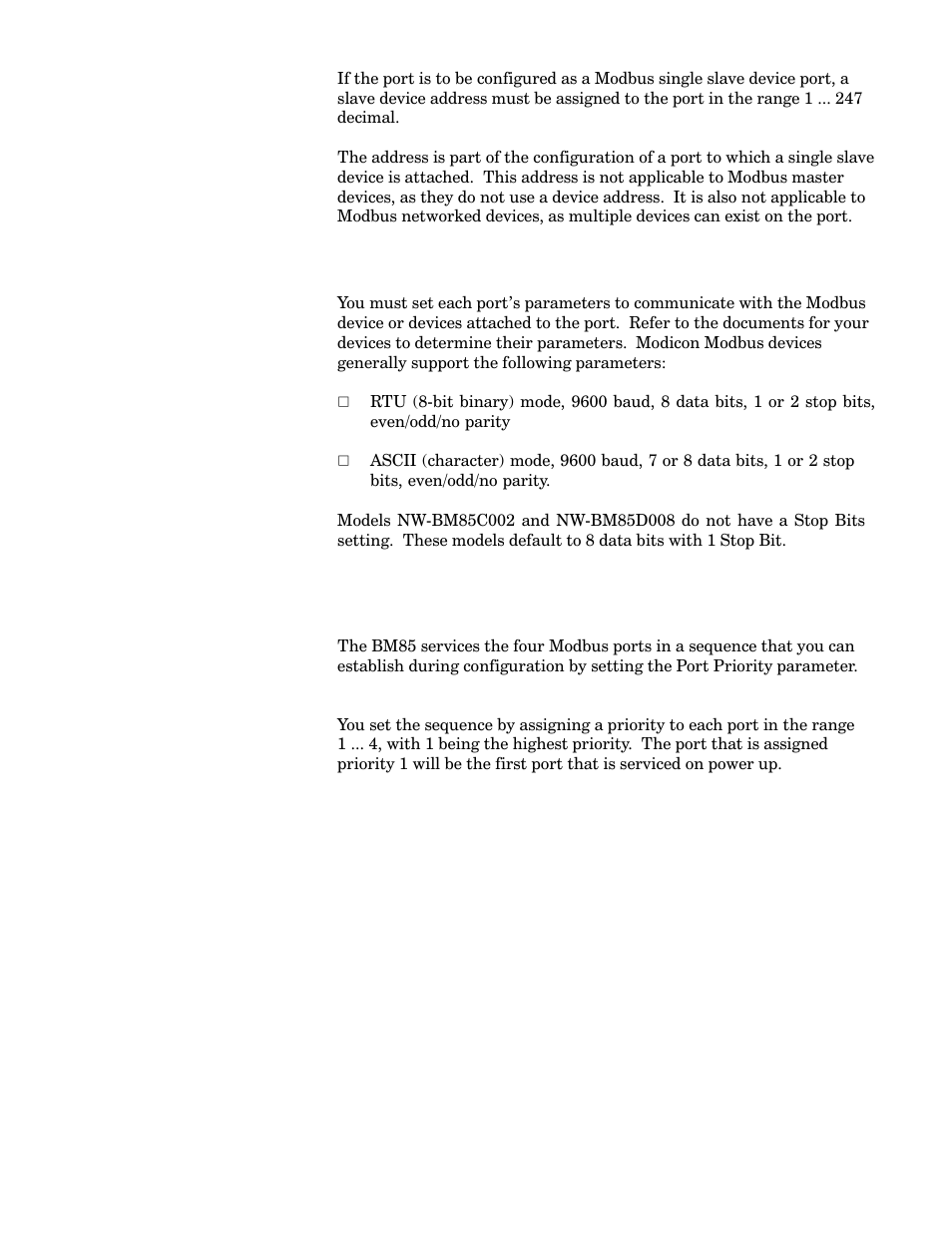 Schneider Electric Modicon BM85 User Manual | Page 41 / 110