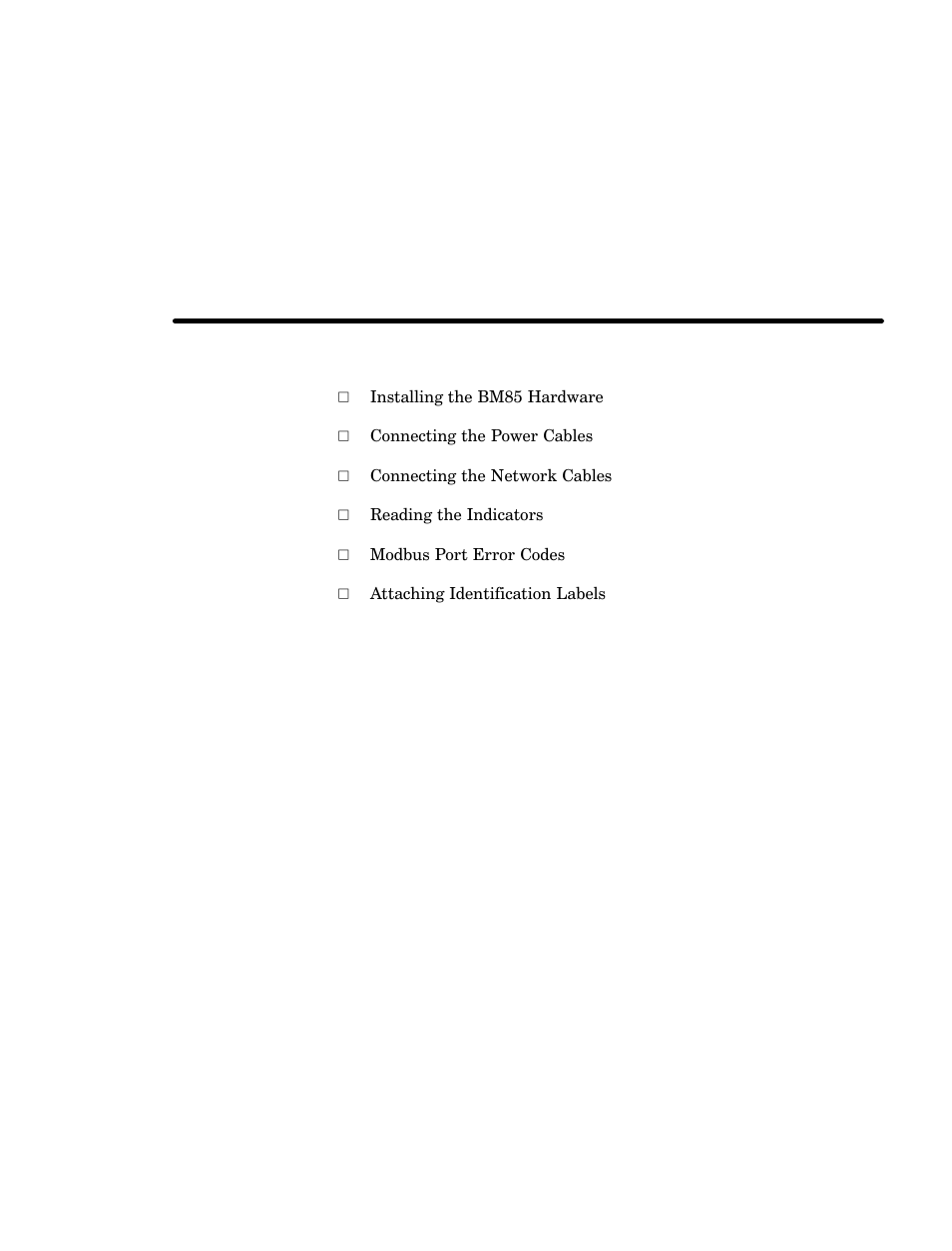 Chapter 5 installing the bm85 | Schneider Electric Modicon BM85 User Manual | Page 79 / 110