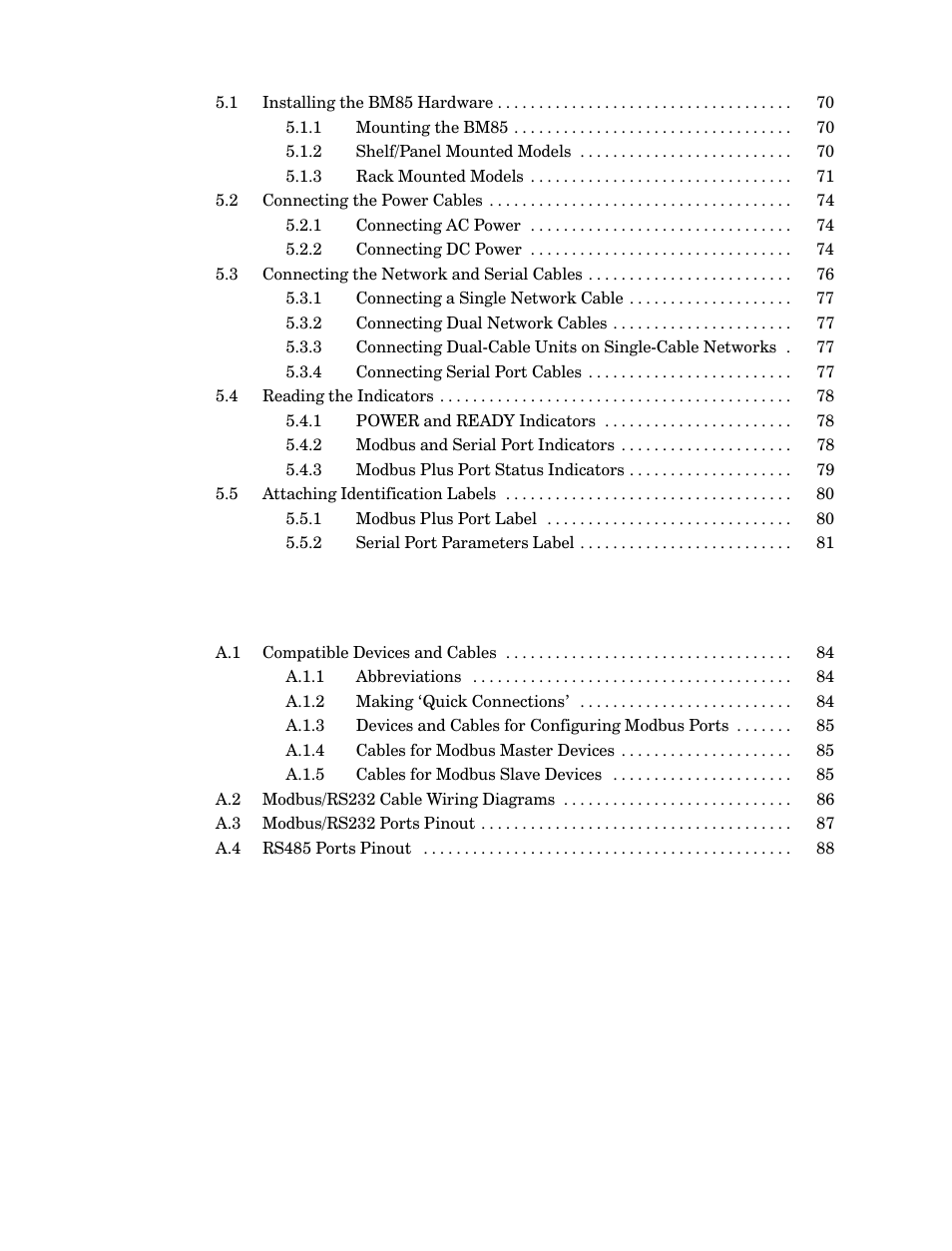 Schneider Electric Modicon BM85 User Manual | Page 8 / 110