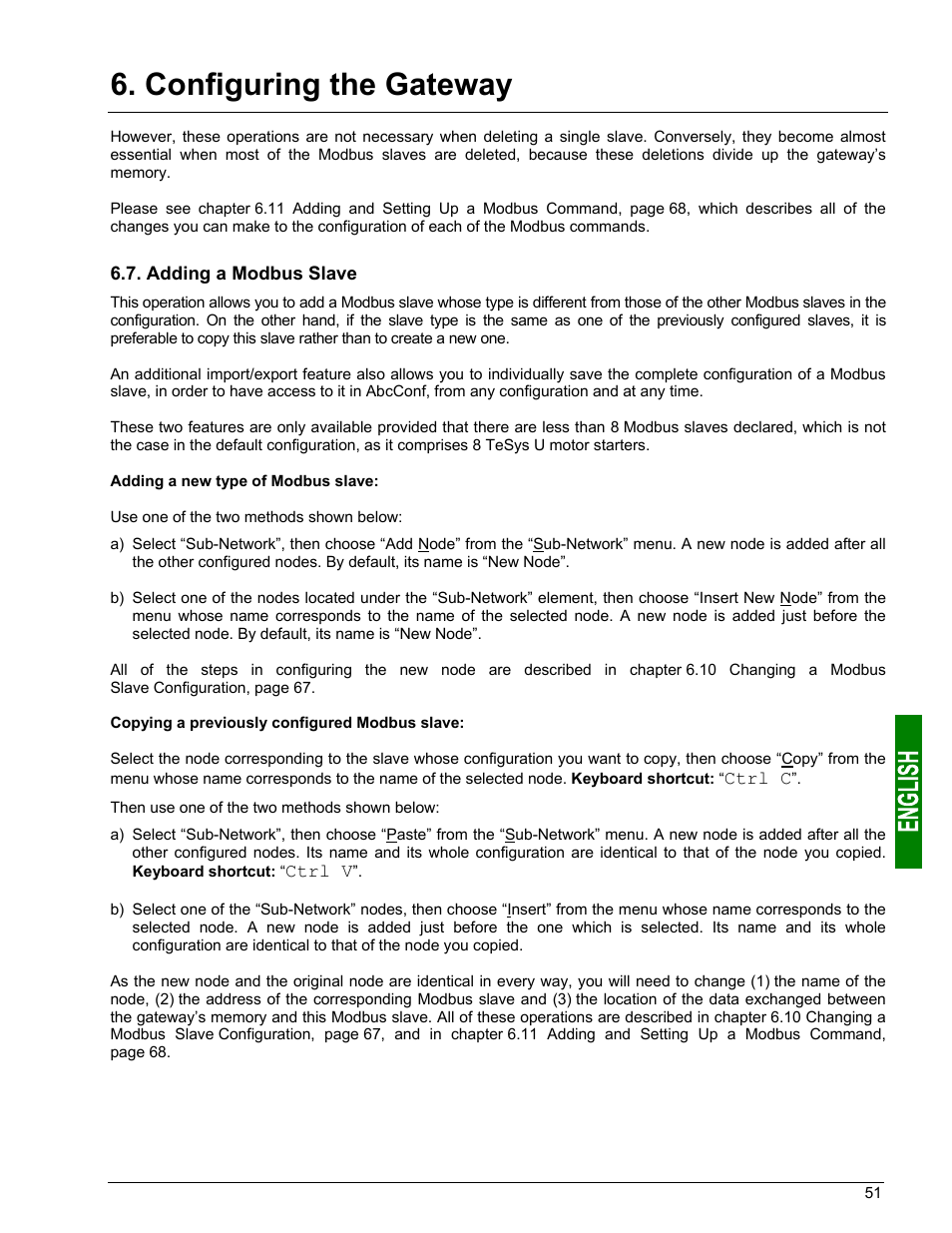 Configuring the gateway | Schneider Electric Gateway LUFP7 User Manual | Page 50 / 115