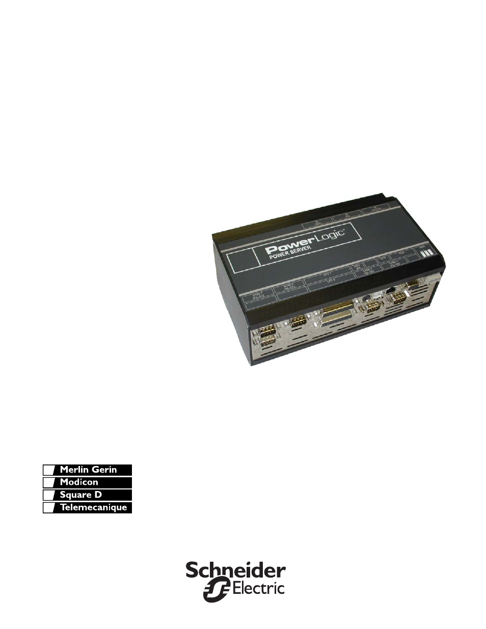Schneider Electric POWERLOGIC PWRSRV750 User Manual | 68 pages