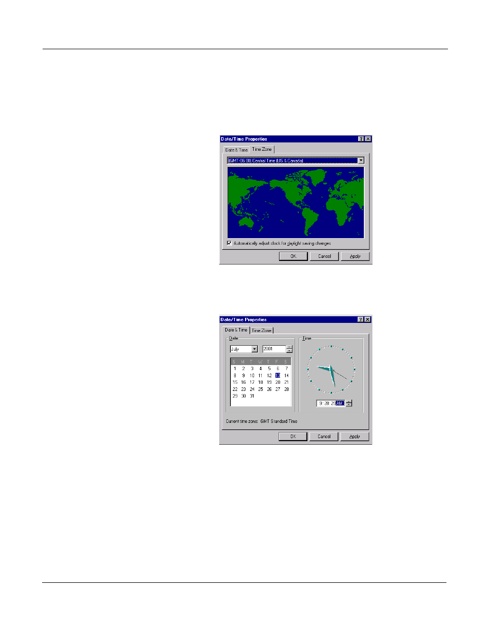 Setting the date/time and time zone | Schneider Electric POWERLOGIC PWRSRV750 User Manual | Page 29 / 68
