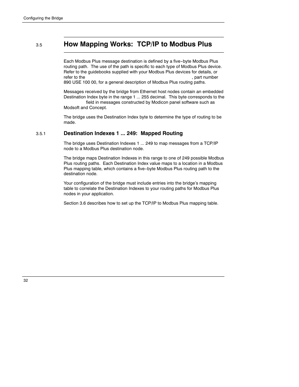 How mapping works: tcp/ip to modbus plus | Schneider Electric 174 CEV User Manual | Page 36 / 87