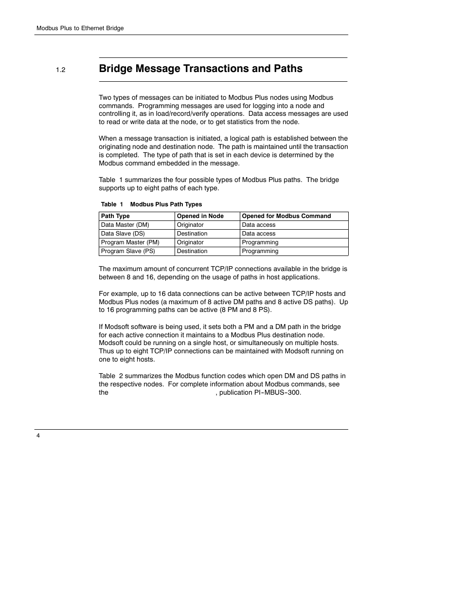 Bridge message transactions and paths | Schneider Electric 174 CEV User Manual | Page 9 / 87