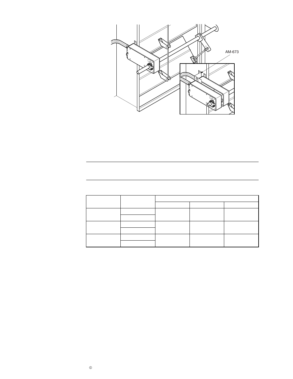 Figure-4 mounting multiple actuators, Wiring requirements, Control and power leads | Table-3 power wiring data | Schneider Electric DuraDrive Direct Coupled Actuators MA4X-707X User Manual | Page 18 / 24