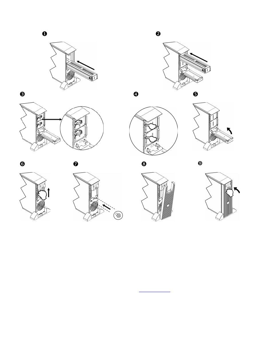 Disconnecting the battery for transport | Schneider Electric SURTD 3000 User Manual | Page 16 / 20