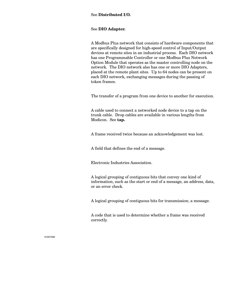 Schneider Electric Modbus Plus Network Bridge Multiplexer none User Manual | Page 101 / 110