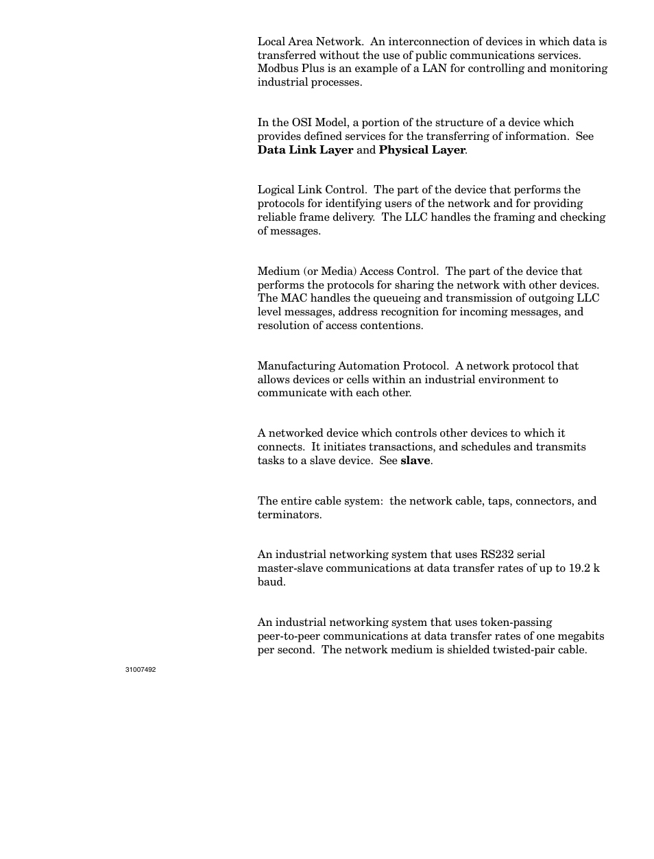 Schneider Electric Modbus Plus Network Bridge Multiplexer none User Manual | Page 103 / 110