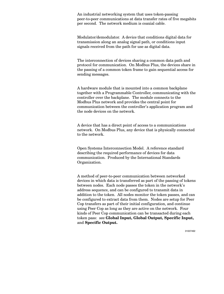 Schneider Electric Modbus Plus Network Bridge Multiplexer none User Manual | Page 104 / 110