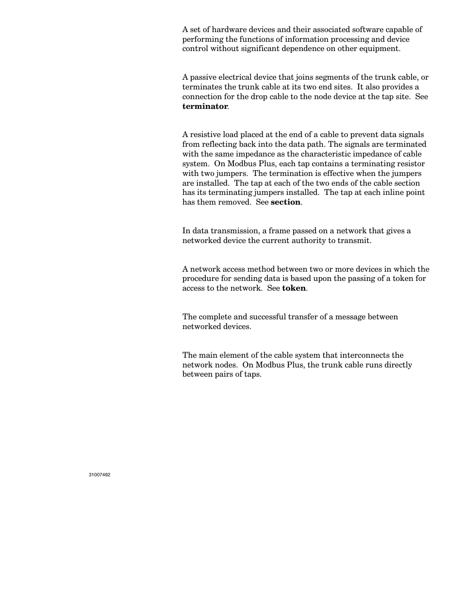 Schneider Electric Modbus Plus Network Bridge Multiplexer none User Manual | Page 107 / 110