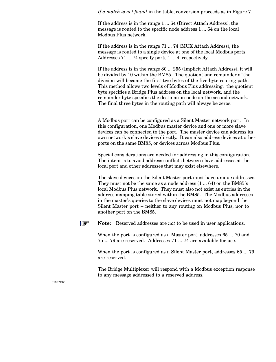 Schneider Electric Modbus Plus Network Bridge Multiplexer none User Manual | Page 31 / 110