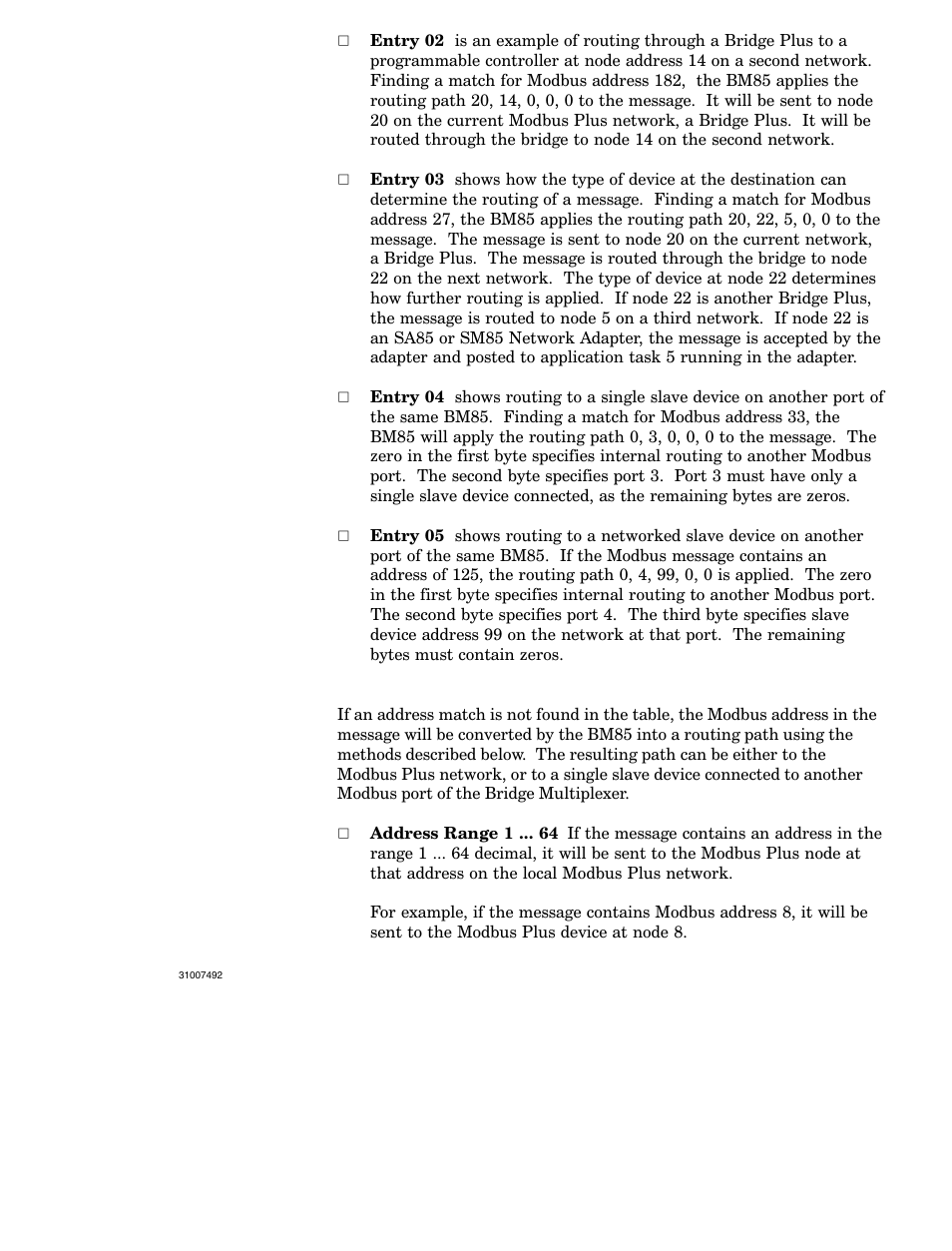 Schneider Electric Modbus Plus Network Bridge Multiplexer none User Manual | Page 47 / 110