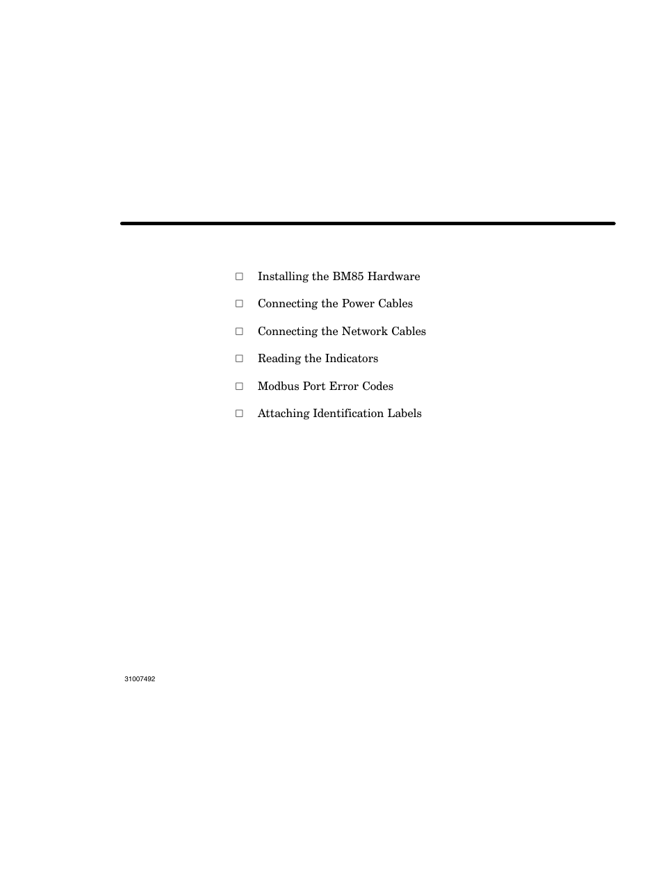 Installing the bm85, Chapter 5 installing the bm85 | Schneider Electric Modbus Plus Network Bridge Multiplexer none User Manual | Page 79 / 110