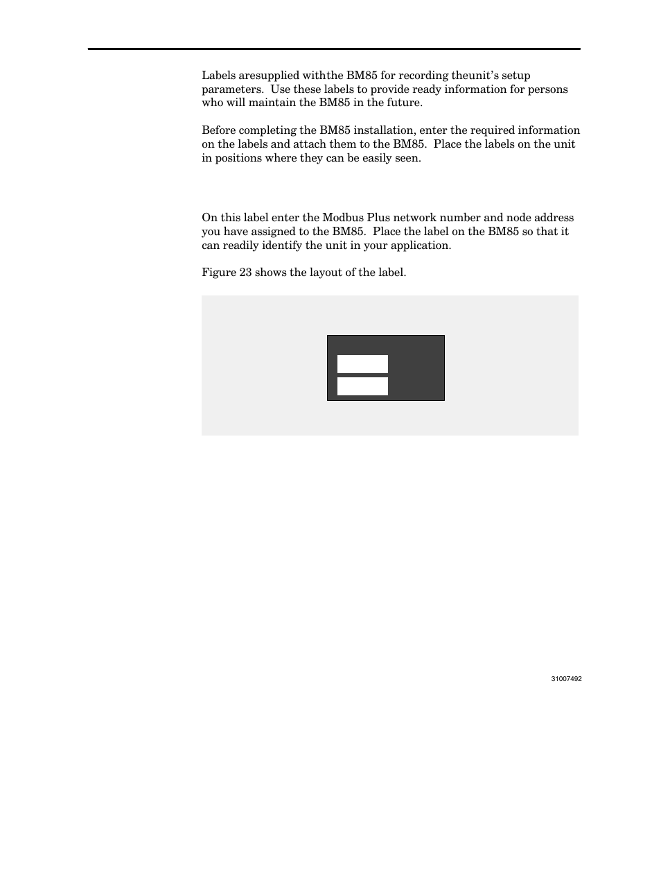 Attaching identification labels, 5 attaching identification labels | Schneider Electric Modbus Plus Network Bridge Multiplexer none User Manual | Page 90 / 110