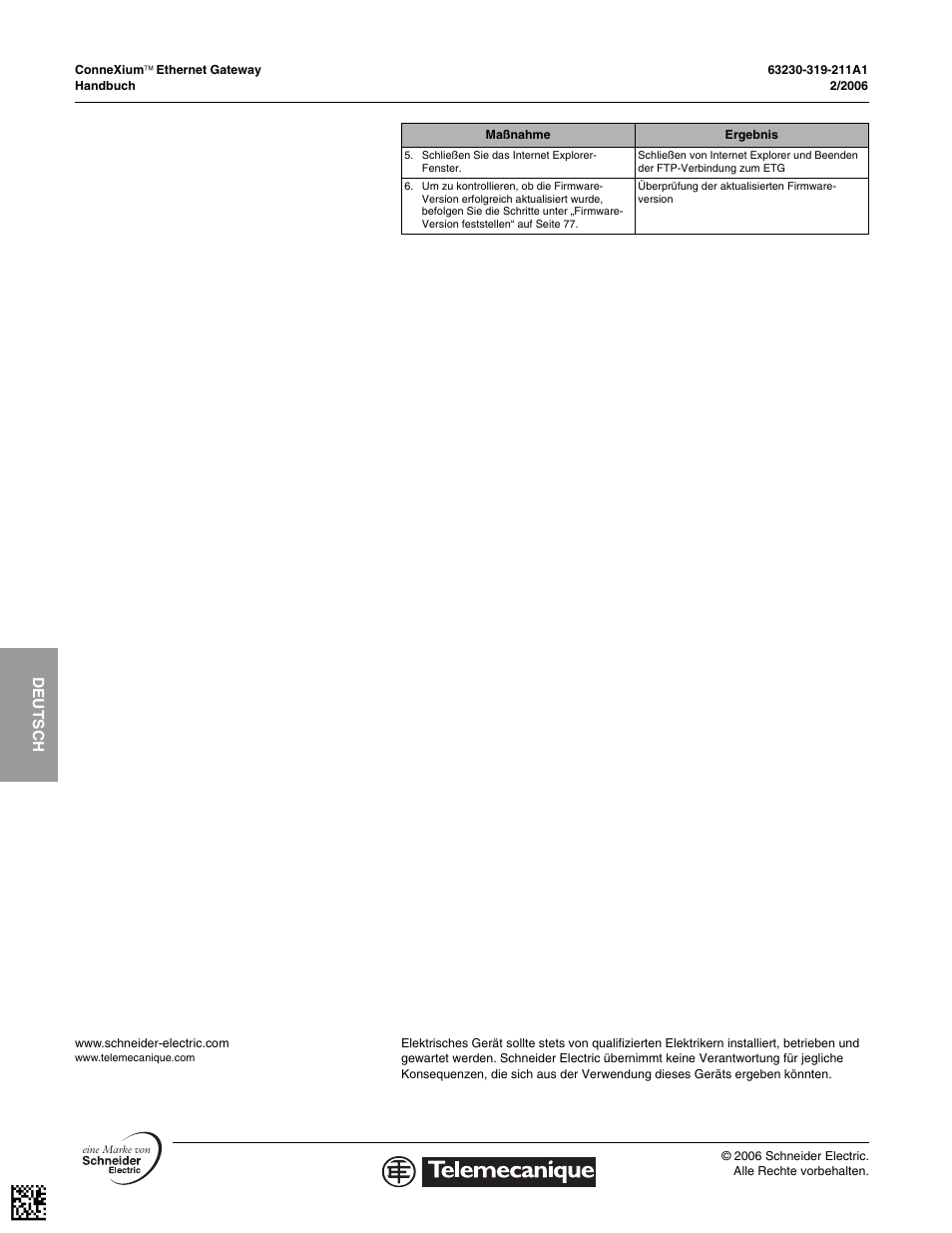 Schneider Electric TSXETG100 User Manual | Page 19 / 19
