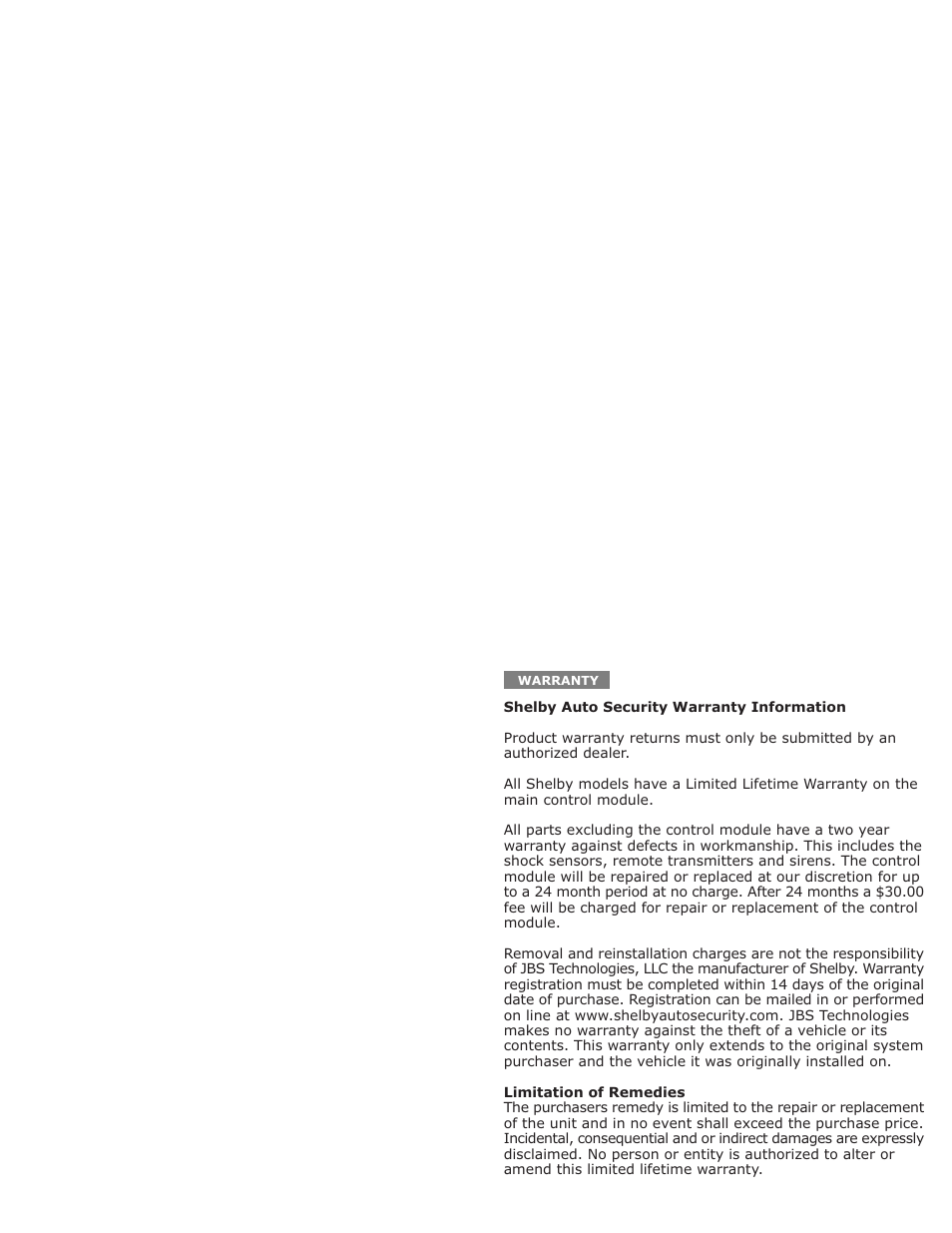 Shelby CS-500S User Manual | Page 2 / 14