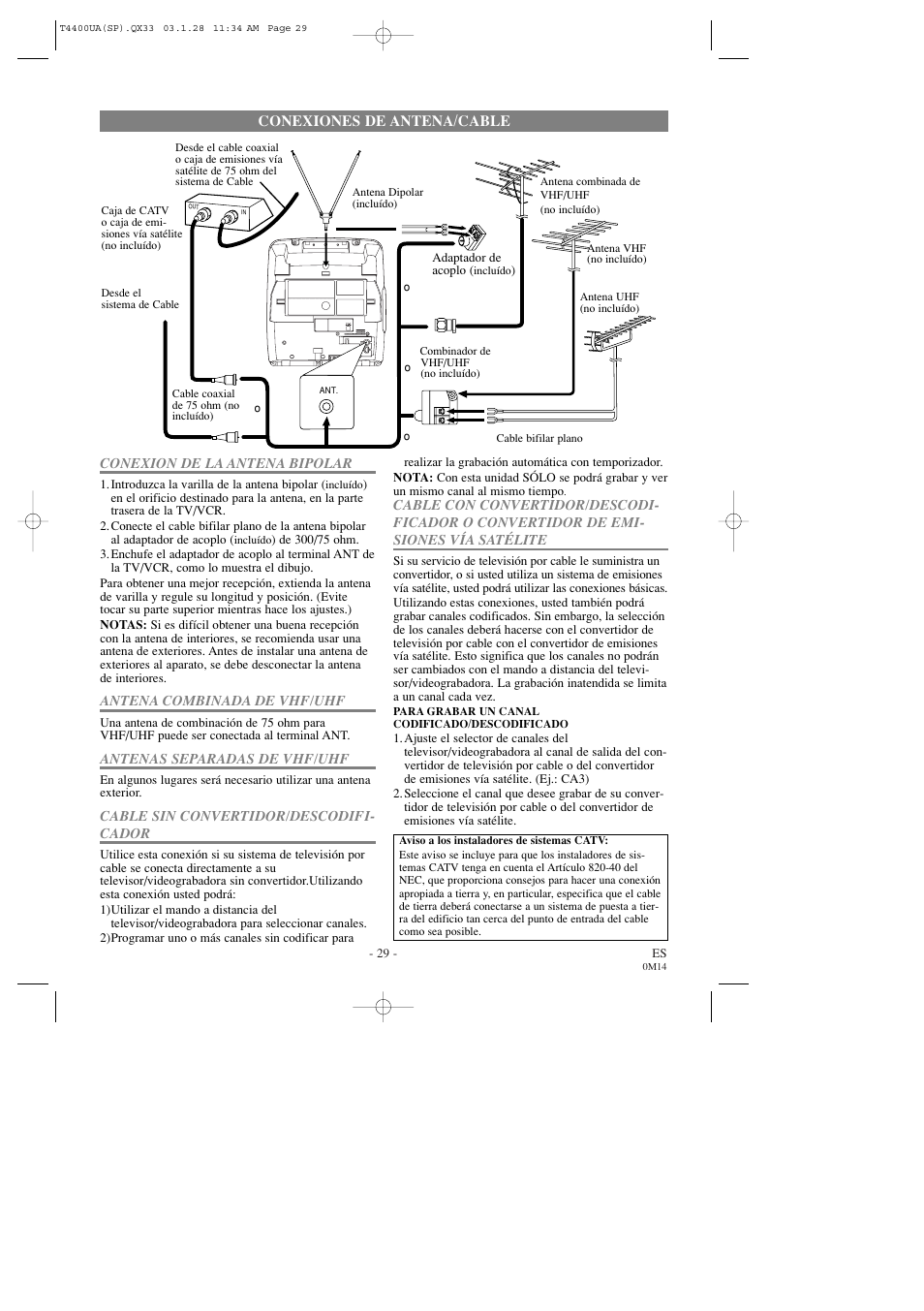 Symphonic SC309D User Manual | Page 29 / 32