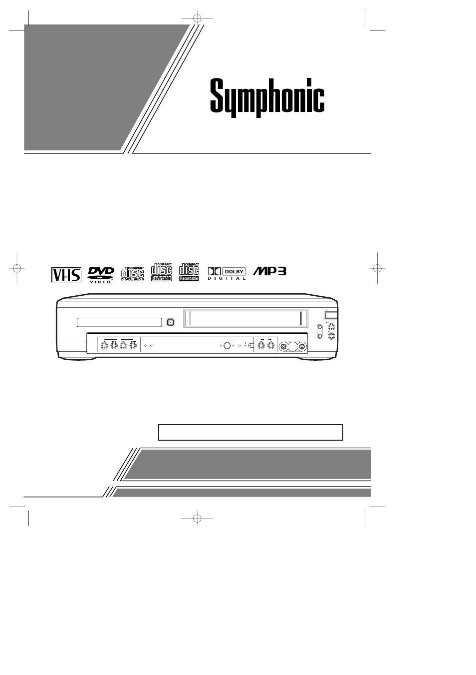 Symphonic SD7S3 User Manual | 44 pages