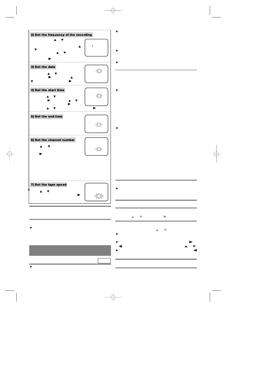 Hints for timer recording | Symphonic SD7S3 User Manual | Page 20 / 44