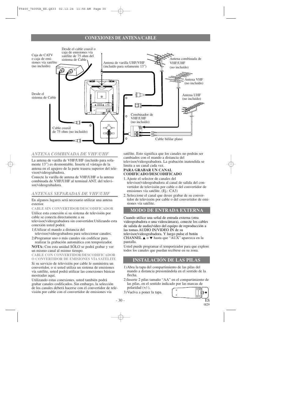 Symphonic SC319D User Manual | Page 30 / 32