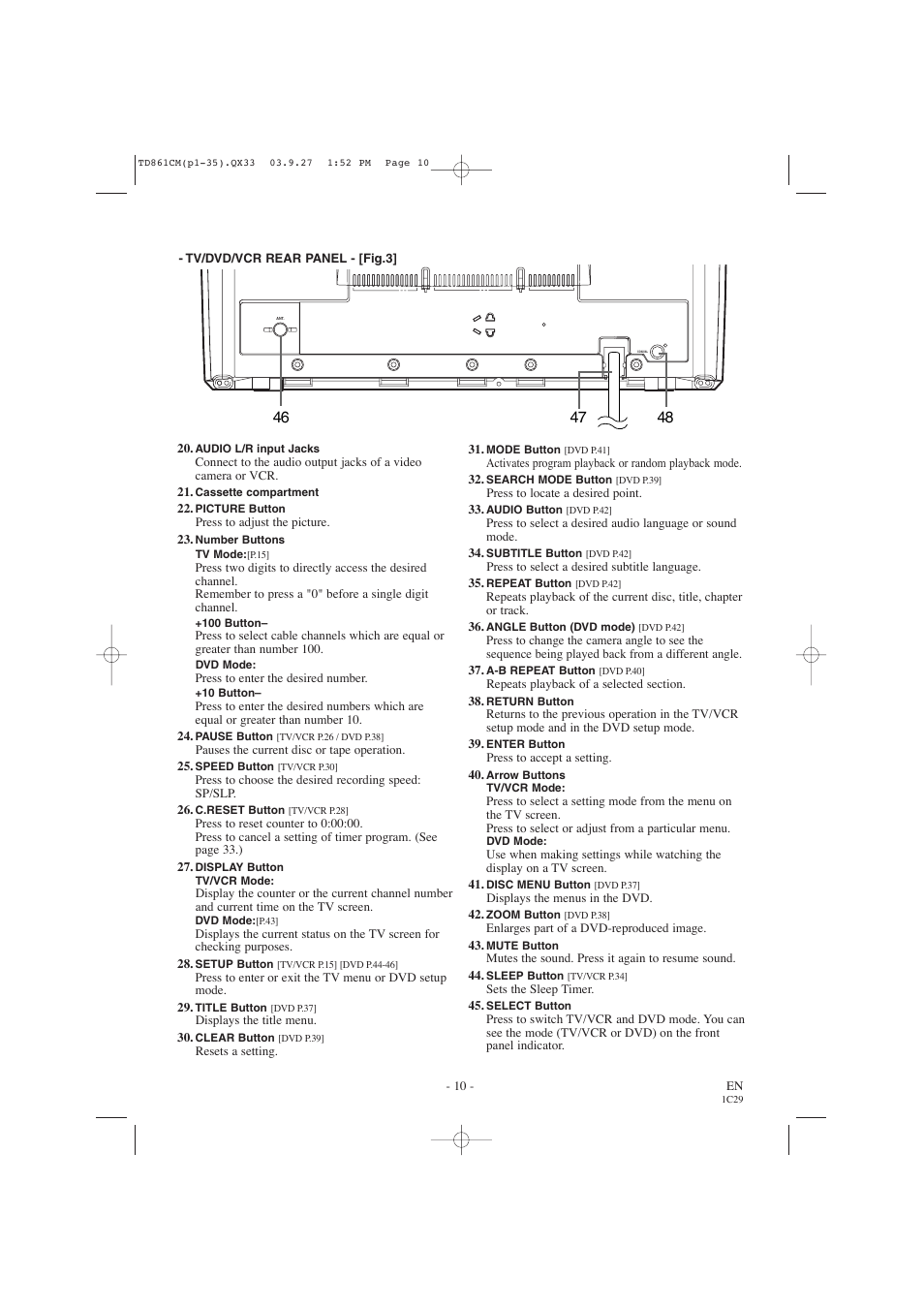 Symphonic CWF719 User Manual | Page 10 / 52
