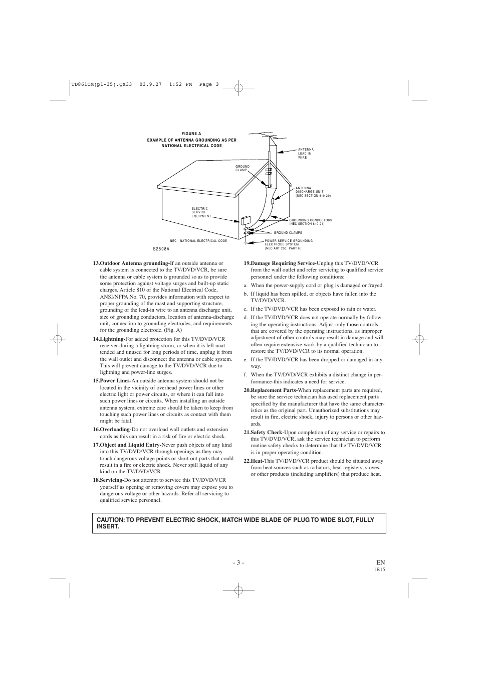 Symphonic CWF719 User Manual | Page 3 / 52